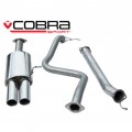 FD51 Cobra Sport Ford Fiesta MK7 ST180 2013> Cat Back System - 2.5" bore Non-Resonated - Twin Tailpipe